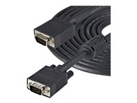StarTech.com 10m Coax High Resolution Monitor VGA Cable HD15 M/M - VGA-kabel - HD-15 (VGA) (hane) till HD-15 (VGA) (hane) - 10 m - formpressad - svart MXTMMHQ10M