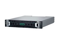 HPE Modular Smart Array 2072 16Gb Fibre Channel SFF Storage - 7th Generation - hybridlagringsarray - 3.84 TB - 24 fack (SAS-3) - SSD 1.92 TB x 2 - 16Gb Fibre Channel (extern) - kan monteras i rack - 2U S2C83A