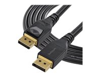 StarTech.com 4 meter VESA-certifierad DisplayPort 1.4-kabel - 8K 60Hz HBR3 HDR - Super UHD DisplayPort till DisplayPort-skärmsladd - Ultra HD 4K 120Hz DP 1.4 smal videokabel M/M DP-kontakt - DisplayPort-kabel - DisplayPort (hane) spärrad till DisplayPort (hane) spärrad - DisplayPort 1.4 - 4 m - stöd för 8K - svart DP14MM4M
