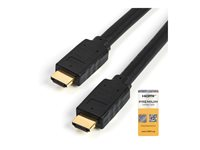 StarTech.com Premium Höghastighets HDMI-kabel med Ethernet - 4K 60 Hz - 5 m - HDMI-kabel med Ethernet - HDMI hane till HDMI hane - 5 m - svart - för P/N: KITBXAVHDPEU, KITBXAVHDPUK, KITBXDOCKPEU, KITBXDOCKPUK, USBC-HDMI-CDP2HD4K60 HDMM5MP