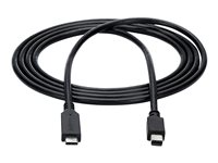 StarTech.com 1,8 m USB-C till Mini DisplayPort-kabel - 4K 60Hz - Svart - DisplayPort-kabel - 24 pin USB-C (hane) till Mini DisplayPort (hane) - USB 3.1 / Thunderbolt 3 / DisplayPort 1.2 - 1.8 m - 4K60Hz (3840 x 2160) stöd - svart CDP2MDPMM6B