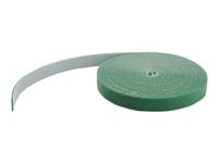 StarTech.com 100ft Hook and Loop Roll, Cut-to-Size Reusable Cable Ties, Bulk Industrial Wire Fastener Tape /Adjustable Fabric Wraps Green / Resuable Self Gripping Cable Management Straps - Adjustable Loop Ties (HKLP100GN) - Kardborrefäste - 30.48 cm - grön - för P/N: HKLP100, HKLP100BL, HKLP100RD, HKLP100YW HKLP100GN