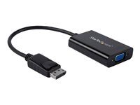StarTech.com DisplayPort till VGA-adapter med audio - DisplayPort-/VGA-adapter - DisplayPort (hane) till HD-15 (VGA), Mikro-USB typ B (endast ström), minijack (hona) - DisplayPort 1.2 - 18.4 m - 1920 x 1200 (WUXGA) stöd, aktiv - svart - för P/N: DK30CH2DEP, DK30CH2DEPUE, TB32DP14, TB32DP2T, TB3DK2DHV, TB3DK2DHVUE, TB3DKDPMAWUE DP2VGAA