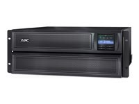 APC Smart-UPS X 3000 Rack/Tower LCD - UPS (rackmonterbar/extern) - AC 230 V - 2700 Watt - 3000 VA - RS-232, USB - utgångskontakter: 12 - 4U - svart SMX3000HV