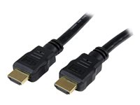 StarTech.com 3 m Höghastighets-HDMI-kabel ? Ultra HD 4k x 2k HDMI-kabel ? HDMI till HDMI M/M - HDMI-kabel - HDMI hane till HDMI hane - 3 m - skärmad - svart - för P/N: 45PATCH25WH, DK30CH2DPPDU, DK30CHDPPDUE, ST12MHDLAN2K, ST12MHDLAN2R, SV565HDIP HDMM3M