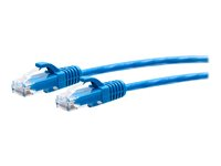 C2G 25ft (7.6m) Cat6a Snagless Unshielded (UTP) Slim Ethernet Network Patch Cable - Blue - Patch-kabel - RJ-45 (hane) till RJ-45 (hane) - 7.6 m - 4.8 mm - UTP - CAT 6a - hakfri, formpressad - blå C2G30138