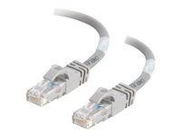C2G Cat6 Booted Unshielded (UTP) Network Patch Cable - Patch-kabel - RJ-45 (hane) till RJ-45 (hane) - 20 m - UTP - CAT 6 - formpressad, hakfri, tvinnad - grå 83374