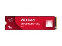 WD Red SN700 WDS100T1R0C-68BDK0 - SSD - 1 TB - inbyggd - M.2 2280 - PCIe 3.0 x4 (NVMe) WDS100T1R0C-68BDK0