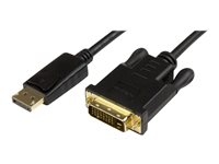 StarTech.com DisplayPort till DVI-konverteringskabel - 91 cm - 1920x1200 - Bildskärmskabel - DisplayPort (hane) till DVI-D (hane) - 91.4 cm - svart - för P/N: DK30CH2DEP, DK30CH2DEPUE DP2DVI2MM3