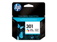HP 301 - 3 ml - färg (cyan, magenta, gul) - original - bläckpatron - för HP DeskJet 1000, 1010, 1050 AiO, 1050A AiO, 1510 AiO, 2000, 2050 AiO, 2050A AiO, 2510 AiO, 2540 AiO, 3000, 3050 AiO, 3050A eAiO, 3510 eAiO series, HP ENVY 4500 eAiO, 5530 eAiO series, HP OfficeJet 2620 AiO, 4630 eAiO series CH562EE#UUS