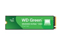 WD Green SN3000 WDS100T4G0E-00CPS0 - SSD - 1 TB - inbyggd - M.2 2280 - PCIe 4.0 x4 (NVMe) WDS100T4G0E-00CPS0