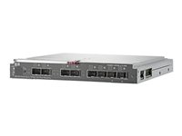 HPE Virtual Connect FlexFabric 10Gb/24-Port Enterprise Edition - Switch - Administrerad - 16 x 10 Gb Ethernet (backplane) + 4 x 10Gb Ethernet/8Gb Fibre Channel SFP+ + 4 x 10 Gigabit Ethernet / 1 Gigabit Ethernet SFP+ - insticksmodul - för BLc7000 Enclosure; BLc7000 Enclosure Model X; BLc7000 Matrix with FlexFabric Expansion Kit 605865-B21