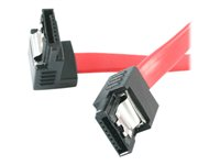 StarTech.com 12in Latching SATA to Right Angle SATA Serial ATA Cable (LSATA12RA1) - SATA-kabel - Serial ATA 150/300 - SATA (hona) till SATA (hona) - 30 cm - sprintlåsning, högervinklad kontakt - röd - för P/N: 35S24M2NGFF, CFAST2SAT25, PEXSAT32, ST521PMINT, USB2SATAIDE, USB3SSATAIDE LSATA12RA1