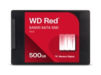 WD Red SA500 WDS500G1R0A-68A4W0 - SSD - 500 GB - inbyggd - 2.5" - SATA 6Gb/s WDS500G1R0A-68A4W0
