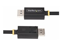 StarTech.com 1m DisplayPort 2.1 Cable, VESA-Certified, DP80 DP 2.1 Cable - DisplayPort-kabel - DisplayPort (hane) spärrad till DisplayPort (hane) spärrad - DisplayPort 2.1 - 1 m - UHBR20, HDR-stöd, 16K60Hz stöd, 8K85Hz stöd, 4K240Hz stöd, 1440p stöd 240 Hz, upp till 80 Gbps dataöverföringshastighet, passiv - svart DP21-1M-DP80-CABLE