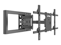 Multibrackets M Hospitality Flexarm with STB Enclosure - Konsol - för LCD-display - svart - skärmstorlek: 37"-70" - väggmonterbar 7350105210198