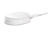 Belkin BoostCharge Pro - Trådlöst laddställ - magnetisk, konvertibel, med Qi2 - 15 Watt - 3 A - Fast Charge - vit WIA008BTWH