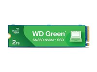 WD Green SN350 NVMe SSD WDS200T3G0C-00AZL0 - SSD - 2 TB - inbyggd - M.2 2280 - PCIe 3.0 x4 (NVMe) WDS200T3G0C-00AZL0
