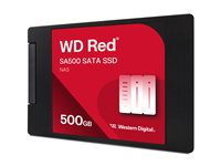 WD Red SA500 WDS500G1R0A-68A4W0 - SSD - 500 GB - inbyggd - 2.5" - SATA 6Gb/s WDS500G1R0A-68A4W0