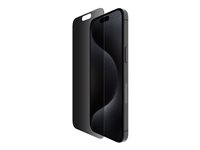 Belkin ScreenForce InvisiGlass - Skärmskydd för mobiltelefon - behandlad - glas - med sekretessfilter - 2-vägs - för Apple iPhone 16 Pro Max OVA170HQ