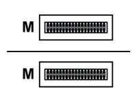 Dell 40GbE Passive Copper Direct Attach Cable - Nätverkskabel - QSFP+ till QSFP+ - 3 m - 3 m - fiberoptisk - för Force10; Networking S6000; PowerConnect 8132, 8132F, 8164, 8164F 470-13551