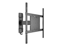 Multibrackets M VESA Flexarm Tilt & Turn II - Monteringssats (lutningsbart väggfäste) - för platt panel - svart - skärmstorlek: 26"-42" - väggmonterbar 7350022734210