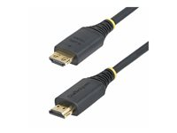 StarTech.com 3ft High Speed HDMI Cable w/Gripping Connectors, 4K 60Hz - Hög hastighet - HDMI-kabel med Ethernet - HDMI hane till HDMI hane - 90 cm - skärmad - svart - halogenfri, passiv, 4K60Hz stöd, 1080p stöd 240 Hz, 2K144Hz stöd HDMI2-CABLE-GRIP-3F