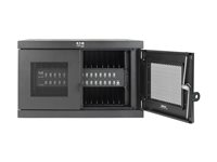 Eaton Tripp Lite Series 32-Device USB Charging Station Cabinet with Sync for Smartphones, Wall Mount and Desktop Options, 230V, BS1363 to C13 Plug, Black - Laddare för flera enheter skåp - med kretsbrytare - på bord, väggmontering - svart CSDXB32USB