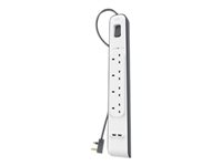 Belkin - Överspänningsskydd - utgångskontakter: 4 BSV401AF2M