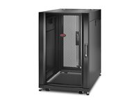 APC NetShelter SX - Rack skåp - svart - 18U - 19" - TAA-kompatibel - för P/N: SMTL1500RM3UC, SMTL1500RMI3UC, SRT2200RMXLAUS, SRTL3KRM1UC, SRTL3KRM1UNC AR3006