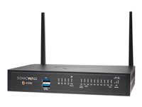 SonicWall TZ470W - Säkerhetsfunktion - 1GbE, 2.5GbE - Wi-Fi 5 - 2.4 GHz, 5 GHz - ej återförs - skrivbord 02-SSC-6442