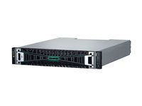 HPE Modular Smart Array 2070 16Gb Fibre Channel SFF Storage - 7th Generation - SSD-array - 46 TB - 24 fack (SAS-3) - SSD 3.84 TB x 12 - 16Gb Fibre Channel (extern) - kan monteras i rack - 2U - Smart Choice P76570-B25