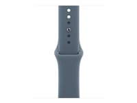 Apple - Band för smart klocka - 40mm - storlek S/M - ankare blå - för Watch Hermès Series 7, Hermès Series 9, SE 3, Series 10, Series 11, Series 8, Series 9 MFFV4ZM/A