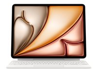 Apple Magic Keyboard - Tangentbord och foliefodral - med pekdyna - Apple Smart connector - QWERTY - spansk - för Apple 13-inch iPad Air M2 Wi-Fi, M2 Wi-Fi + Cellular, M3 Wi-Fi, M3 Wi-Fi + Cellular MDFW4Y/A