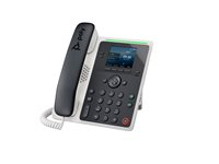 HP Poly Edge E100 - VoIP-telefon med nummerpresentation/samtal väntar - 3-riktad samtalsförmåg - SIP, SDP - midnattsblå, vit 82M86AA