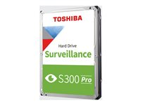 Toshiba S300 Pro MD10ADA600V - Hårddisk - Övervakning - 6 TB - inbyggd - 3.5" - SATA 6Gb/s - 7200 rpm - buffert: 512 MB MD10ADA600V
