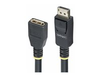 StarTech.com 10ft (3m) DisplayPort 1.4 Extension Cable, DP 1.4, 8K 60Hz - DisplayPort-förlängningskabel - DisplayPort (hane) till DisplayPort (hona) - DisplayPort 1.4 - 3 m - stöd för 8K, dubbelriktad, halogenfri, passiv - svart 10F-DP14-EXTEND-CBL