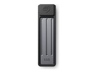 Seagate Ultra Compact STMX2000400 - SSD - 2 TB - extern (portabel) - USB 3.2 Gen 2 (USB-C kontakt) - mörkgrå - med Seagate Rescue Data Recovery STMX2000400