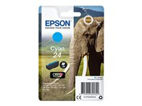 Epson 24 - 4.6 ml - cyan - original - bläckpatron - för Expression Photo XP-55, 750, 760, 850, 860, 950, 960, 970; Expression Premium XP-750, 850 C13T24224012