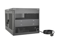 Eaton Tripp Lite Series 16-Device USB Charging Station Cabinet with Sync for iPad and Android Tablets, Wall-Mount and Cart Options, 230V, BS1363 to C13 Plug, Black - Laddare för flera enheter skåp - med kretsbrytare - på bord, väggmontering - svart - för P/N: CSHANDLEKIT2, UR050-001-24G CSCXB16USB