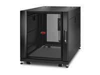 APC NetShelter SX - Rack skåp - svart - 12U - 19" - TAA-kompatibel - för P/N: SMX2000RMLV2UNC, SRT5KRMXLT-5KTF, SURT48RMXLBP AR3103