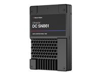WD Ultrastar DC SN861 WUS6BA138PSP9X3 - SSD - datacenter - 3.84 TB - inbyggd - 2.5" - U.2 PCIe 5.0 x4 (NVMe) 0TS2526