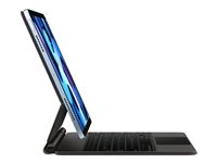 Apple Magic Keyboard - Tangentbord och foliefodral - med pekdyna - bakgrundsbelyst - Apple Smart connector - QWERTY - internationell engelska - för 10.9-inch iPad Air (4th generation, 5th generation); 11-inch iPad Air (M2, M3); 11-inch iPad Pro (1st generation, 2nd generation, 3rd generation, 4th generation) MXQT2Z/A