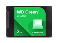 WD Green WDS200T2G0A-00CMW0 - SSD - 2 TB - inbyggd - 2.5" - SATA 6Gb/s WDS200T2G0A-00CMW0