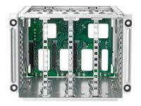 HPE Side-by-Side Drive Cage Kit - Hållare för lagringsenheter - 2SFF x4 U.3 grundläggande hållare - 2.5" - för ProLiant DL345 Gen11 P57111-B21