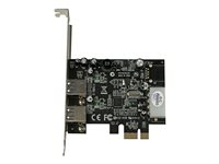 StarTech.com PCI Express (PCIe) SuperSpeed USB 3.0-kortadapter med 2 portar och UASP – LP4-ström - USB-adapter - PCIe - USB 3.0 x 2 - för P/N: CFASTRWU3, S251SMU33EP, ST103008U2C, ST53004U1C, ST7300U3M, ST93007U2C, UNI251BMU33 PEXUSB3S25