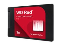 WD Red SA500 WDS100T1R0A-68A4W0 - SSD - 1 TB - inbyggd - 2.5" - SATA 6Gb/s WDS100T1R0A-68A4W0