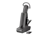 HP Poly Savi 8245 - Savi 8200 series - headset - inuti örat - konvertibel - DECT / Bluetooth - trådlös - USB-A via DECT-adapter - svart - Zoomcertifierad 8D3H2AA
