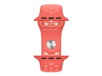 Apple Nike - Band för smart klocka - 140 - 210 mm - magic ember, crimson bliss - för Watch Hermès Series 9, SE 3, Series 10, Series 11, Series 8, Series 9, Ultra 2, Ultra 3 ML8A3ZM/A
